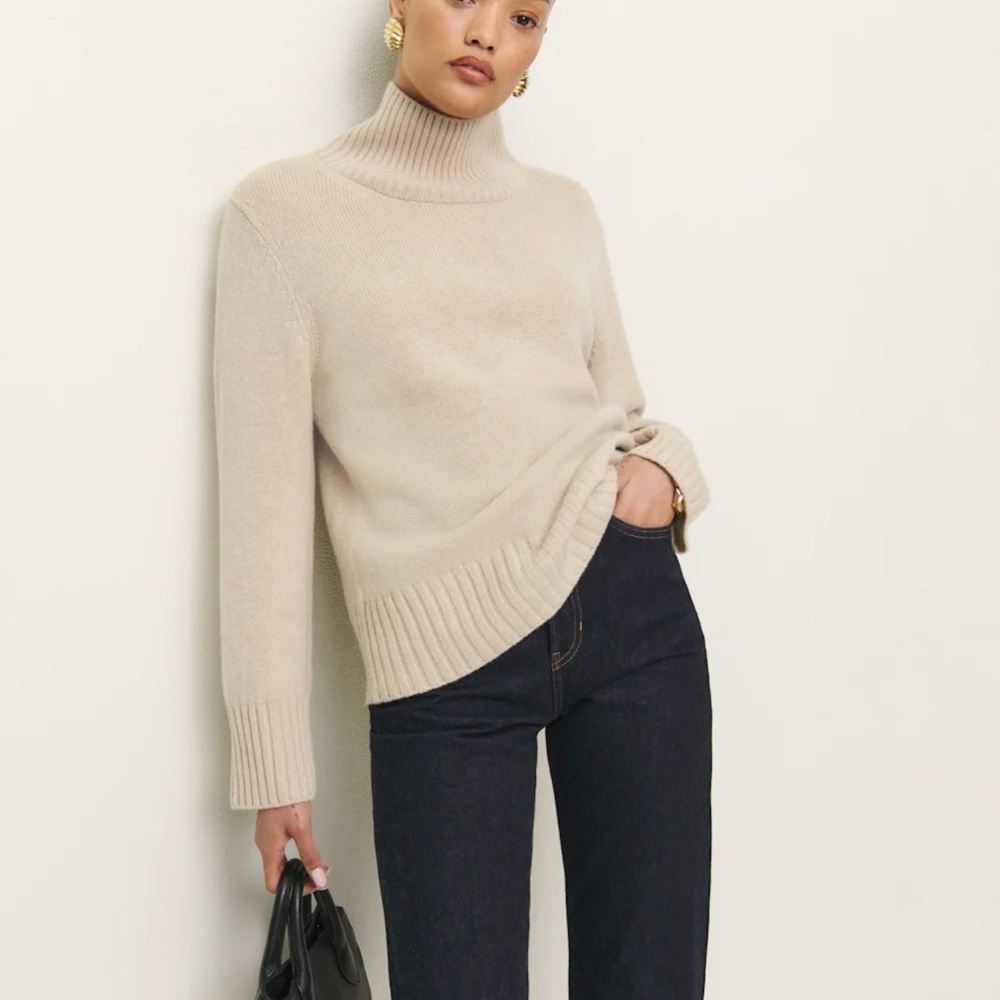 Reformation Cashmere Turtleneck Sweater